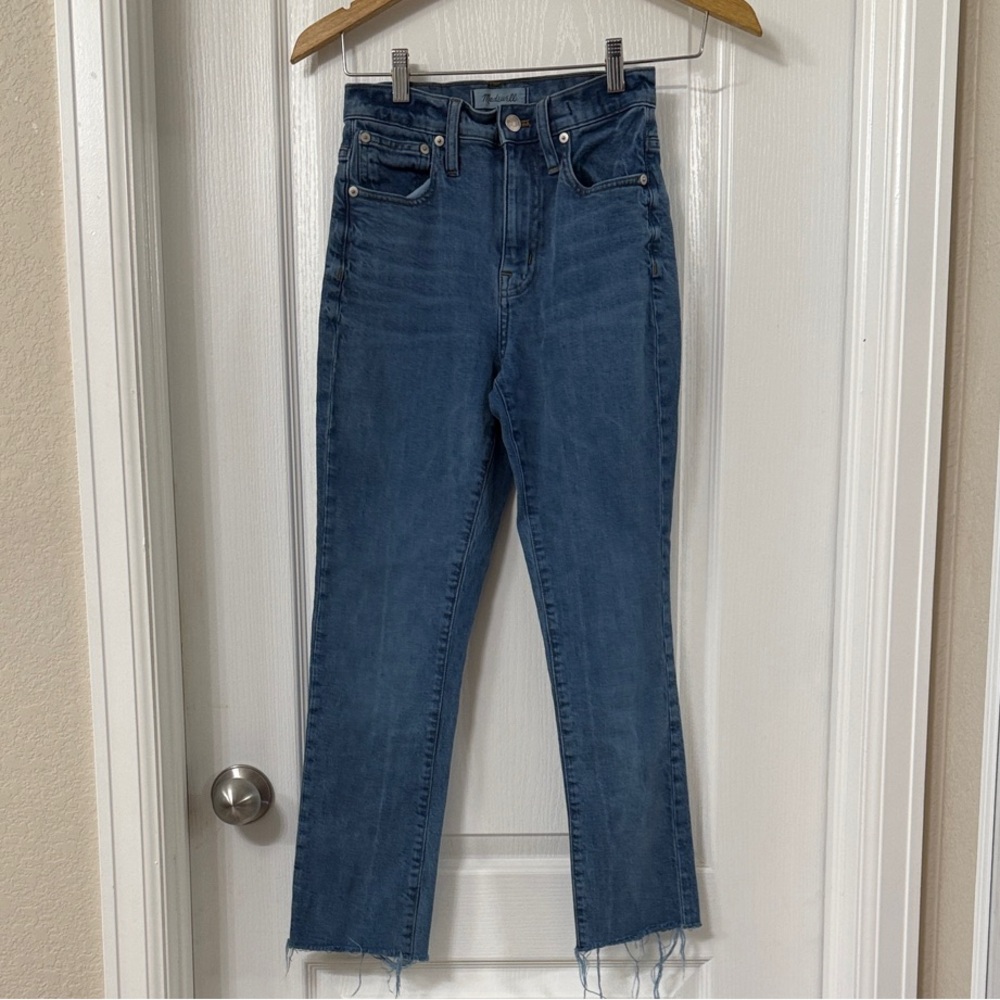 Madewell Mid-blue High-rise Boy Jean